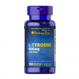   Puritan's Pride Тирозин L-Tyrosine 500 mg 100 caps