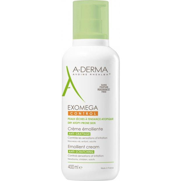 A-Derma Крем-емолент  Exomega Control 400 мл (3282770149685) - зображення 1