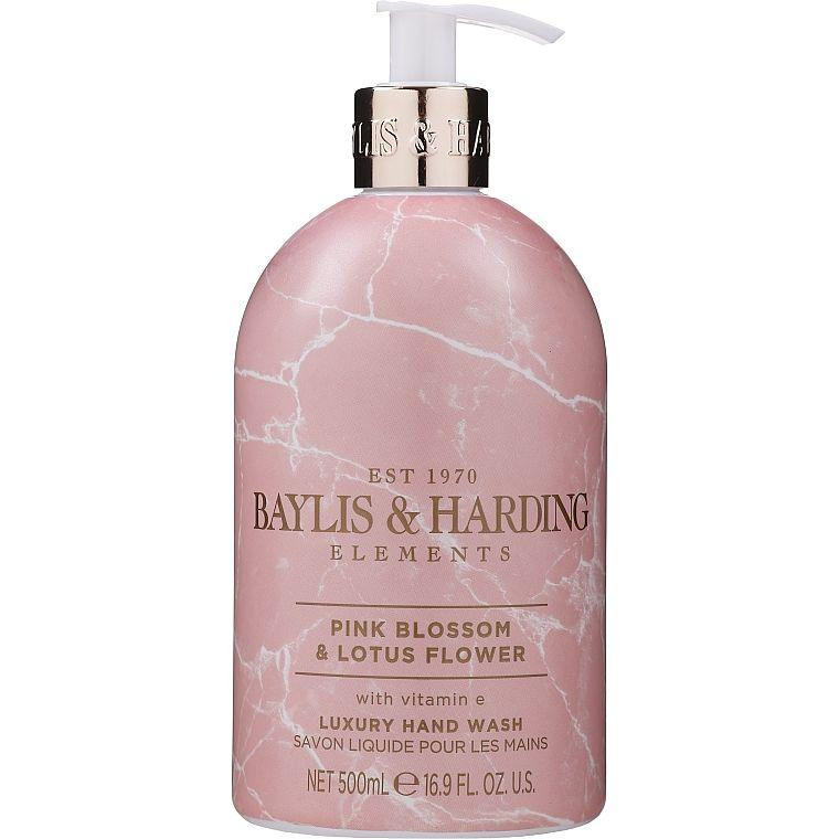 Baylis & Harding Elements Pink Blossom & Lotus Flower рідке мило для рук 500 мл - зображення 1