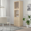 IKEA BESTA Книжкова шафа дуб білий морений 60x42x193 (594.125.46) - зображення 7