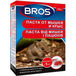 BROS Паста  от мышей и крыс 100 г (5904517061583)