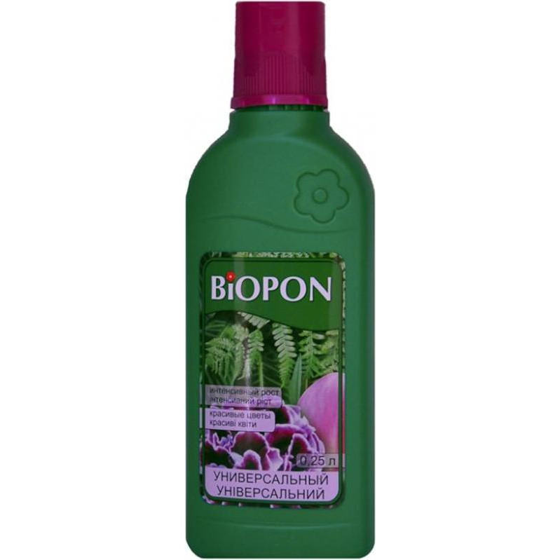 Biopon Добриво універсальне рідке 0,25 л (5904517066427) - зображення 1