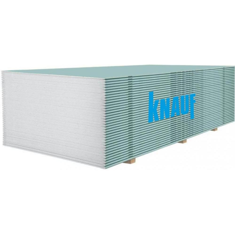 Knauf Вологостійкий гіпсокартон  12,5x1200x2000мм - зображення 1