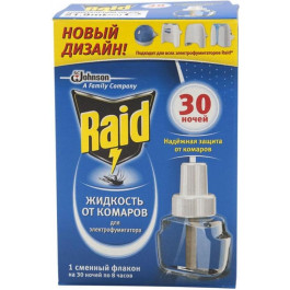   Raid Жидкость от комаров 30 ночей (5010182991183)