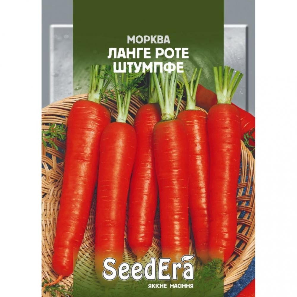 ТМ "SeedEra" Семена Seedera морковь Ланге Роте Штумпфе 20г - зображення 1