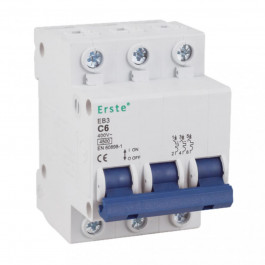   Erste Electric EB3 4.5кА 3Р С6 (EB3-3P6C)