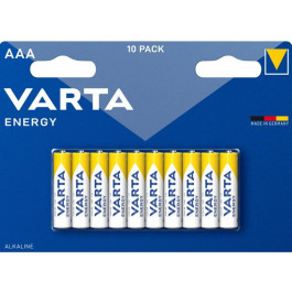   Varta AAA bat Alkaline 10шт Energy (4103229491)