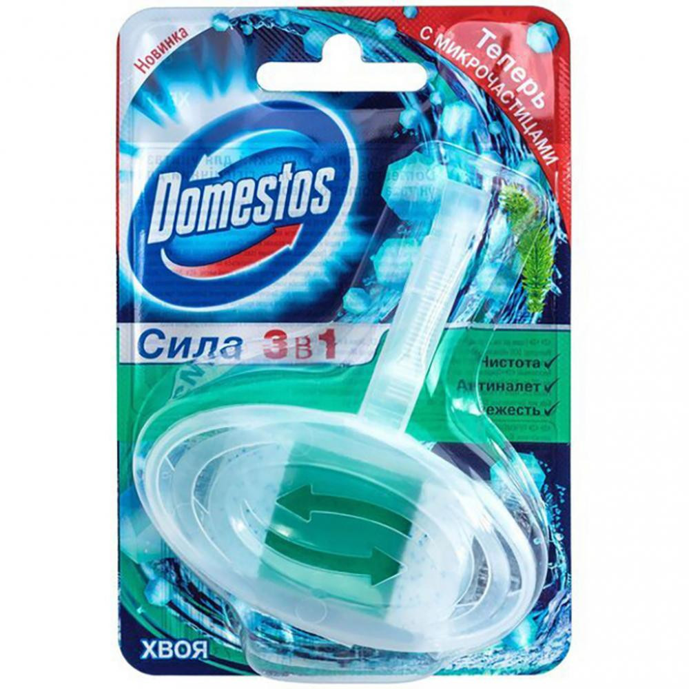 Domestos Блок з очисним засобом  3 в 1 Хвоя 35 г 64306171 (8720182778734) - зображення 1