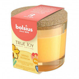   Bolsius Ароматична свічка в склі з пробкою  True Joy 66х83 мм весняний цвіт (996712) (8717847155528)