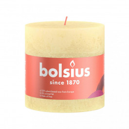   Bolsius Свічка  Rustic Shine 100х100 мм масляно-жовтий (810314) (8717847154774)