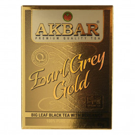   Akbar Чай черный Earl Grey Gold, 80 г (5014176012625)