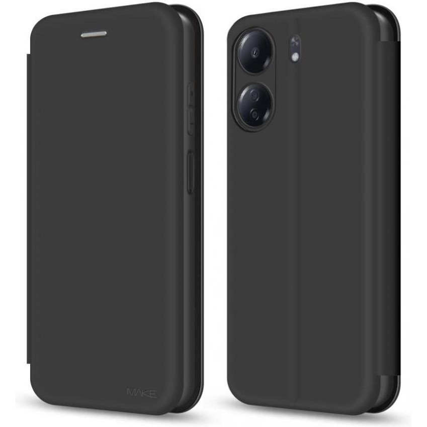 MAKE Xiaomi Redmi 13C/Poco C65 Flip Black (MCP-XR13C/PC65BK) - зображення 1