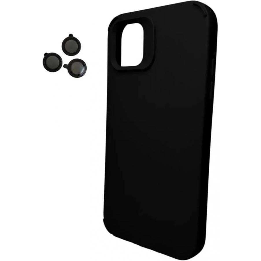 Cosmic Silky Cam Protect for Apple iPhone 12/12 Pro Black (CoSiiP12Black) - зображення 1