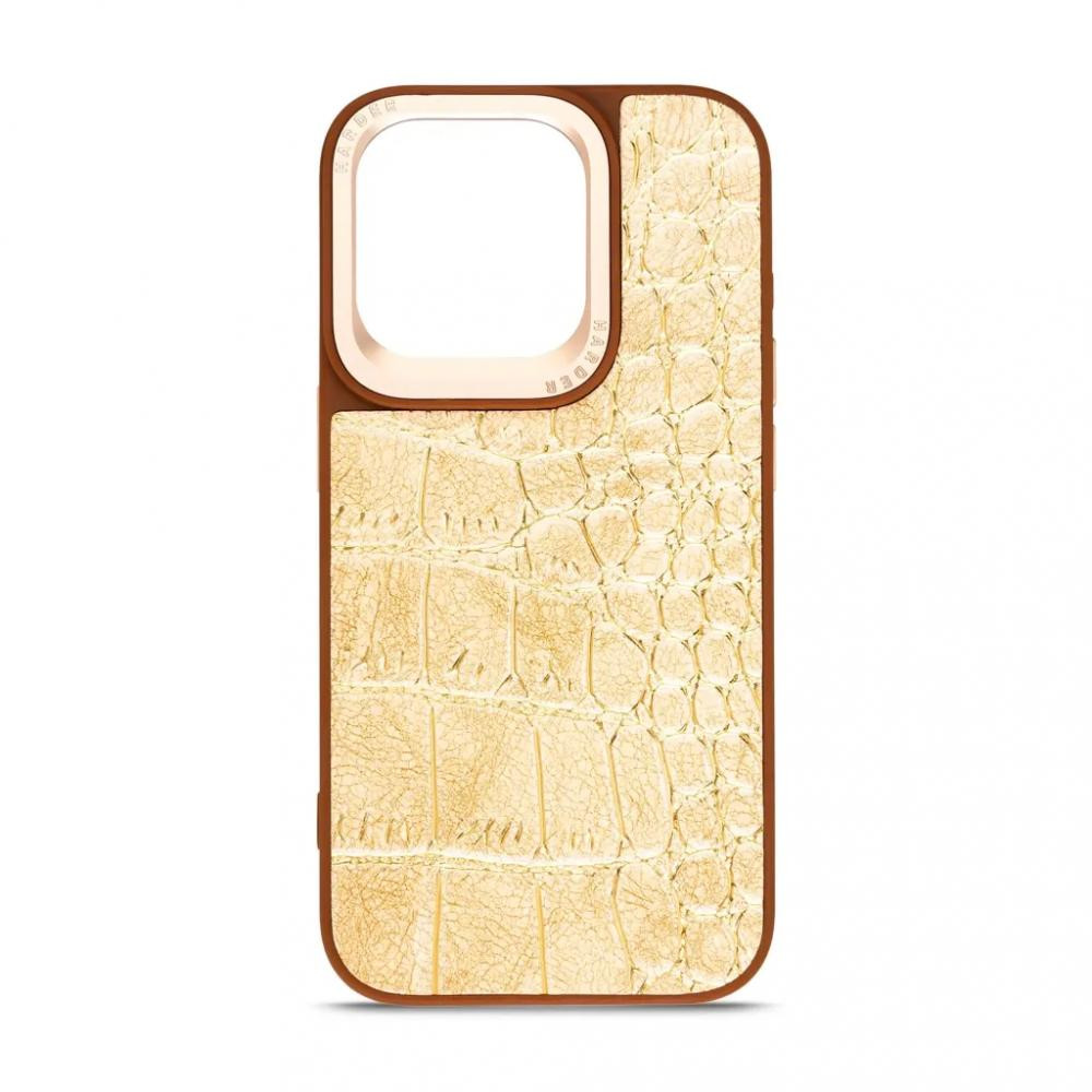 Harder Crocosaur Apple iPhone 14 Pro Beige (ARM76721) - зображення 1