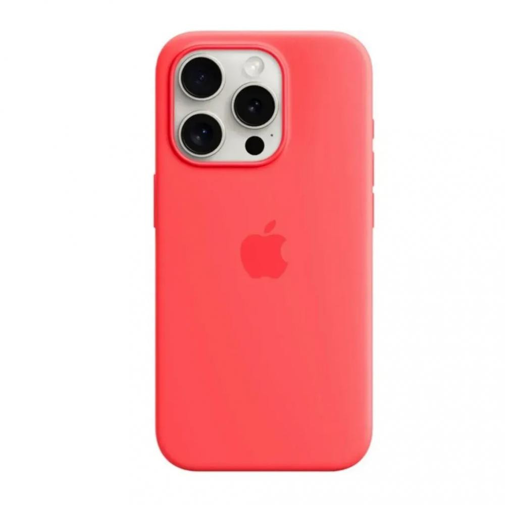 Borofone Silicone Full Case AAA MagSafe IC for iPhone 15 Pro Guava (Orig15PGuava) - зображення 1