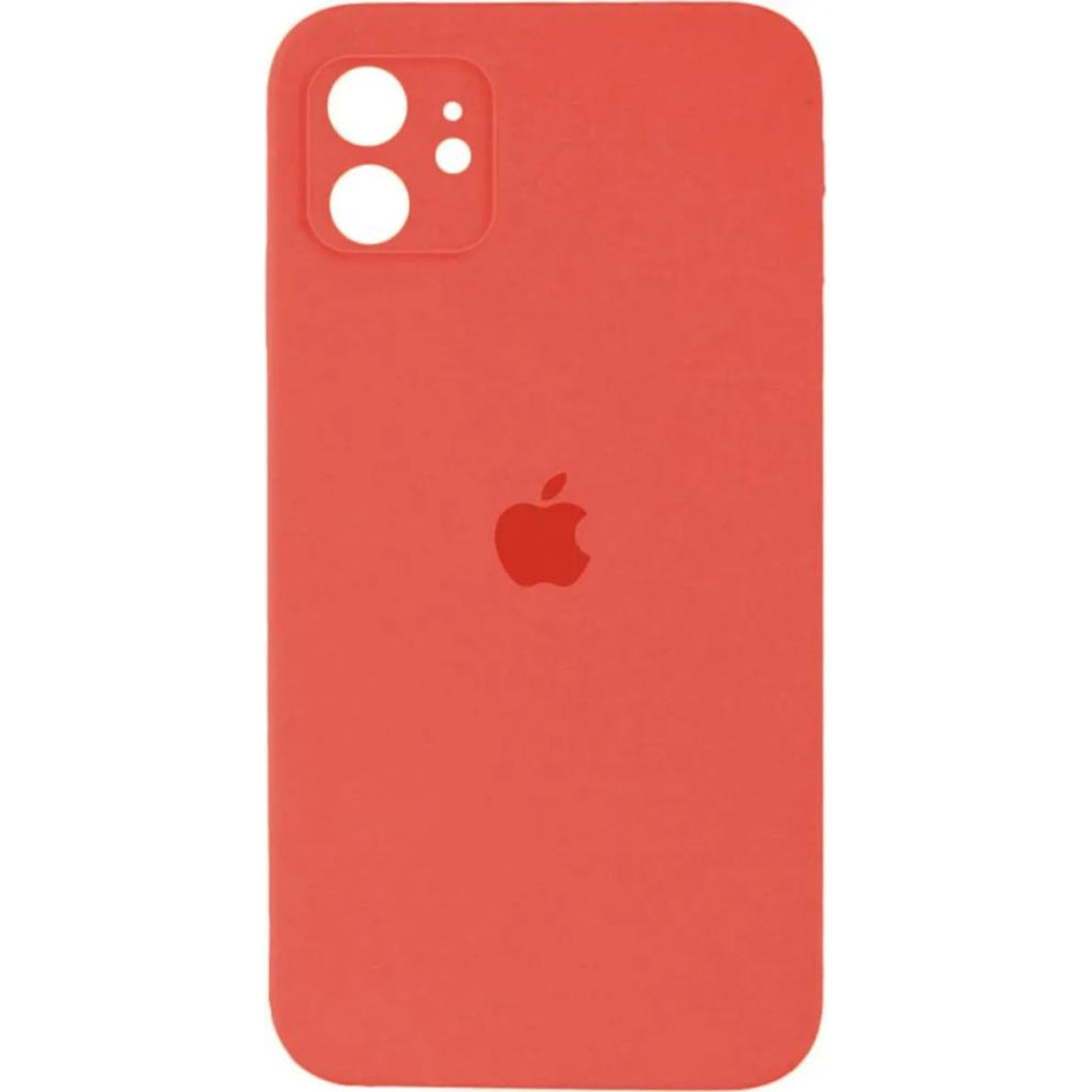 Borofone Silicone Full Case AA Camera Protect for Apple iPhone 12 Peach (FullAAi12-18) - зображення 1