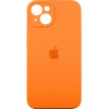 Borofone Silicone Full Case AA Camera Protect for Apple iPhone 14 Orange (FullAAi14-52) - зображення 1