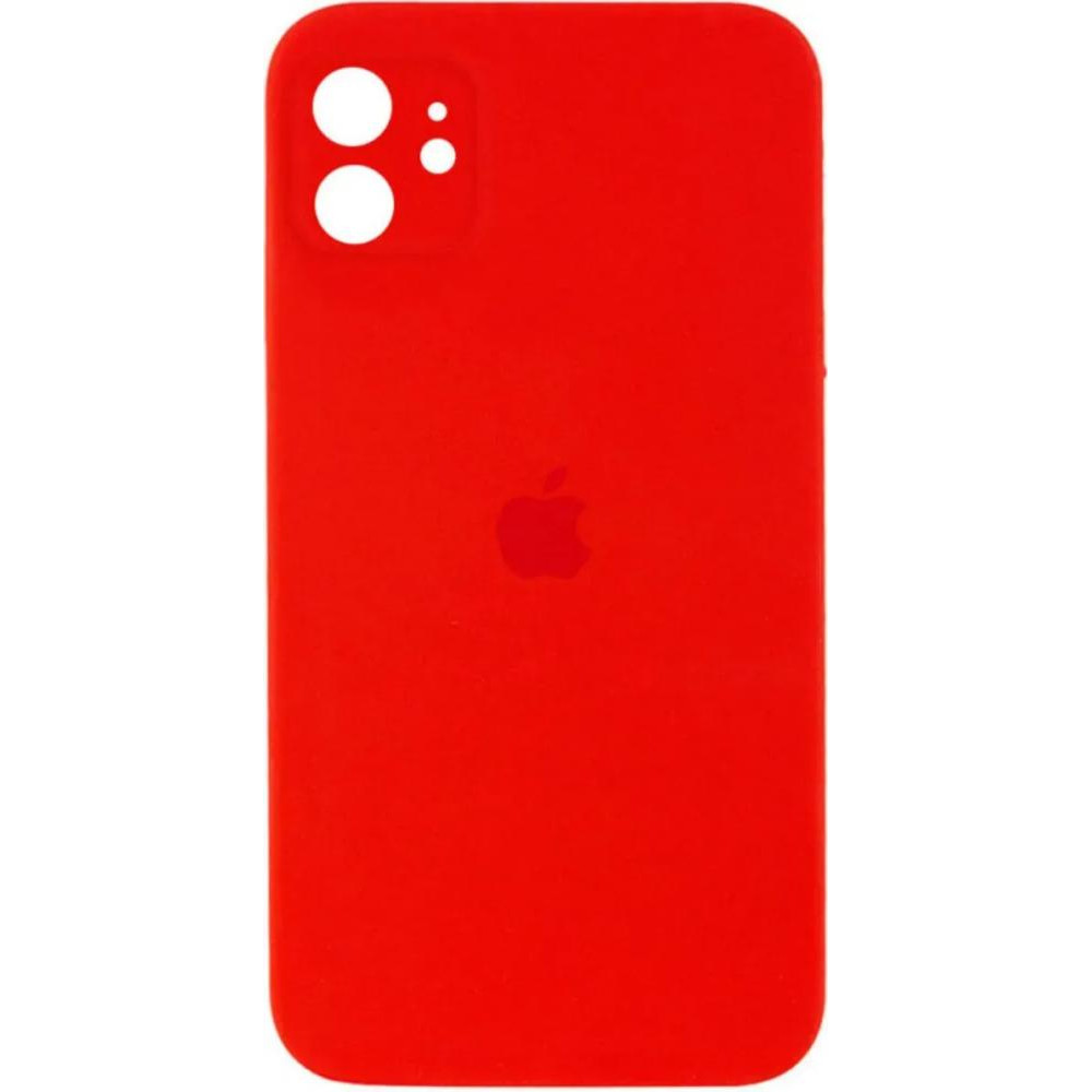 Borofone Silicone Full Case AA Camera Protect for Apple iPhone 12 Red (FullAAi12-11) - зображення 1