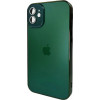 AG Glass Sapphire Frame MagSafe Logo for Apple iPhone 11 Cangling Green (AGSappiFRP11Green) - зображення 1