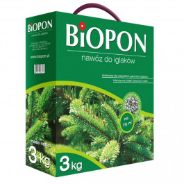   Biopon Удобрение гранулированное для хвойных растений 3 кг (5904517188228)