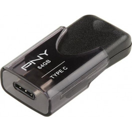   PNY 64 GB Elite Type-C USB 3.1 Black (FD64GATT4TC31K-EF)