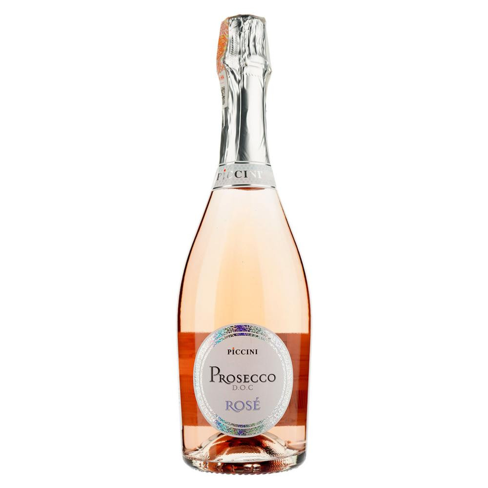 Piccini Вино ігристе  Prosecco Rosato Extra Dry DOC, 0,75 л (8002793018455) - зображення 1