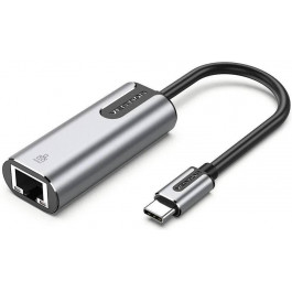   Vention USB-C to Gigabit Ethernet Adapter Gray (CFNHB)