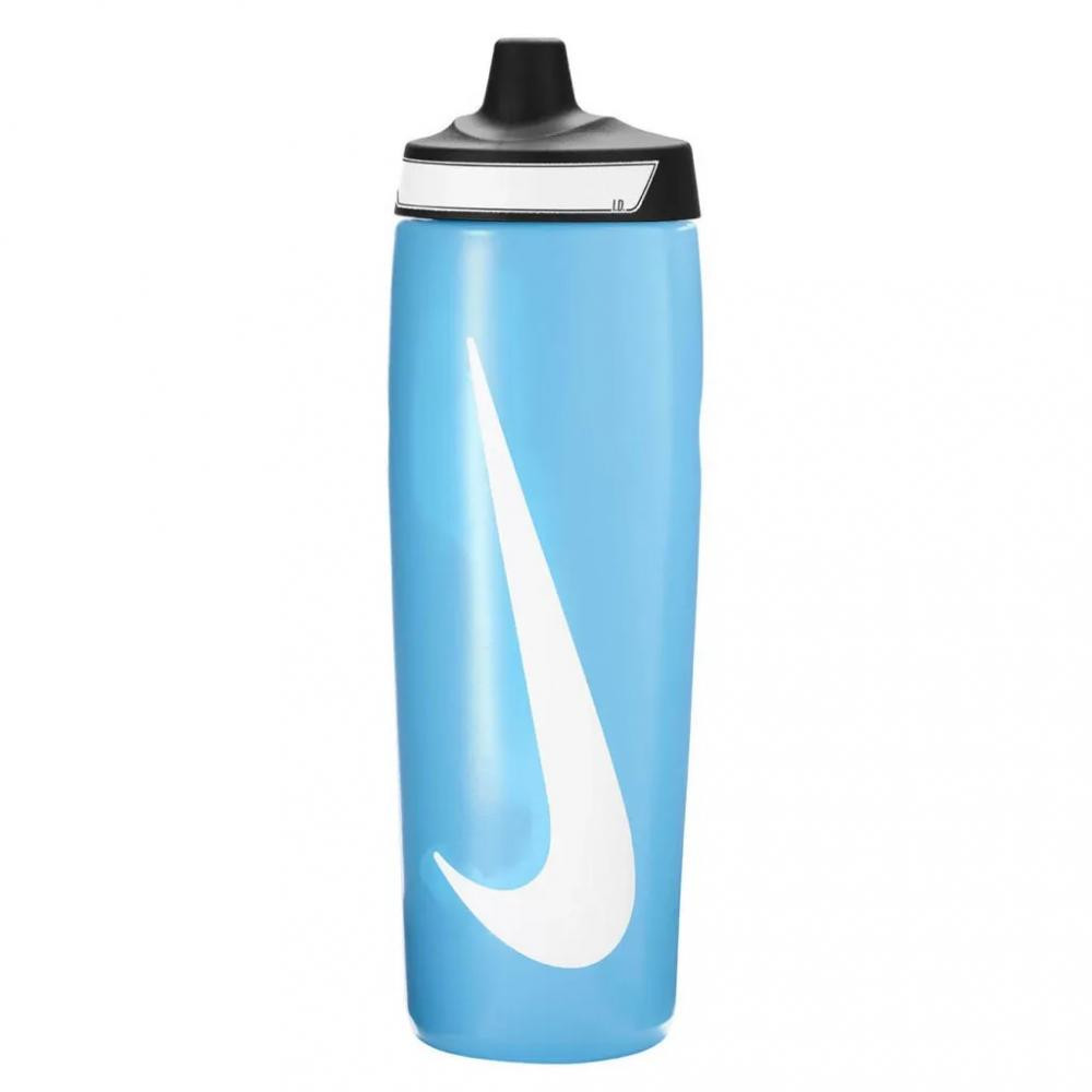 Nike Refuel Bottle 24 OZ 709 мл Light Blue/Black/White (N.100.7666.422.24) - зображення 1