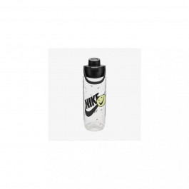   Nike TR Renew Recharge Chug Bottle 24 OZ грфічний прозорий чорний 709 мл N.100.7637.968.24 (887791742391)