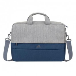   Rivacase Сумка для ноутбука  15.6" 7532 Prater, grey/dark blue anti-theft (7532 Grey/DarkBlue)