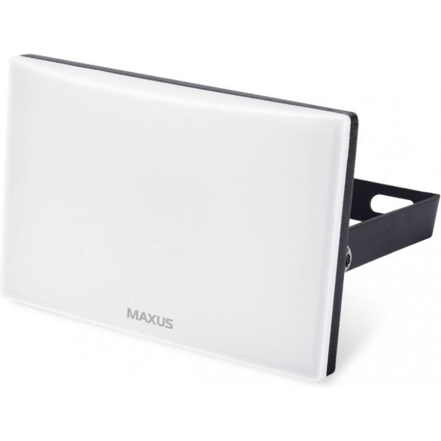 MAXUS Прожектор  FL-03 10W, 5000K Black (1-MFL-03-1050-BK) - зображення 1