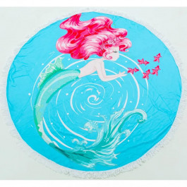   MirSon Пляжное полотенце  №5058 Summer Time Mermaid 150x150 см