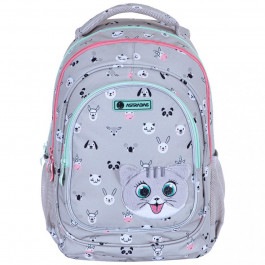   Astrabag Рюкзак шкільний  AB330 Kitty The Cute Сірий (502023070)