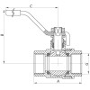 KOER Кран шаровый  1 1/2" ГГР (KR.214) (KR0021) - зображення 4