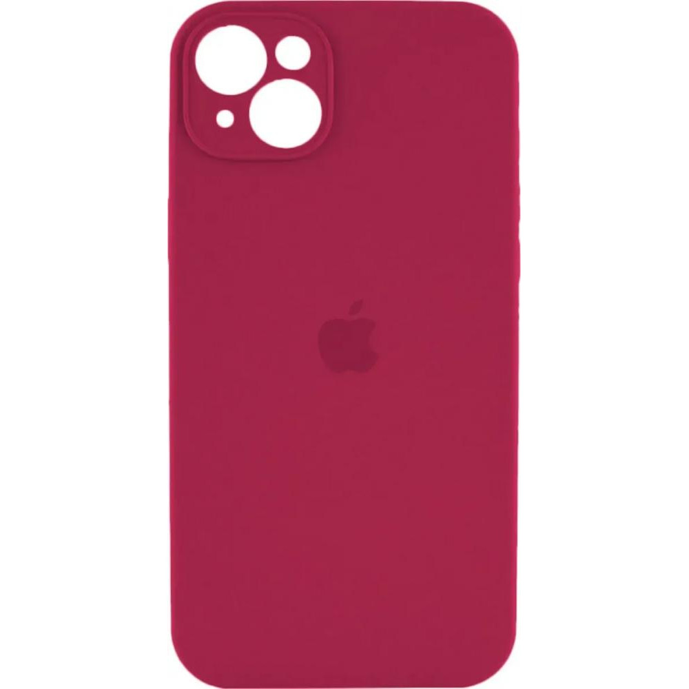 Borofone Silicone Full Case AA Camera Protect for Apple iPhone 14 Maroon (FullAAi14-35) - зображення 1