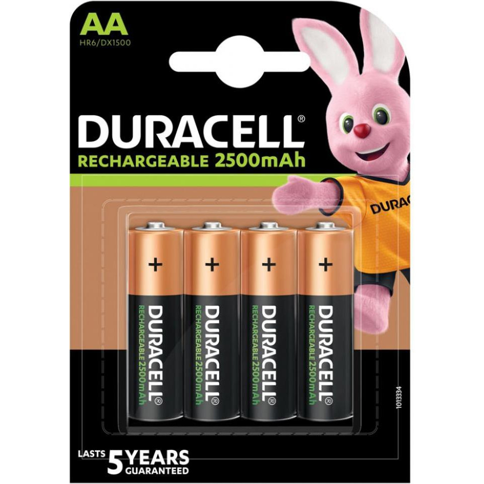 Duracell AA 2500mAh Ni-MH 4шт (5000394057043) - зображення 1