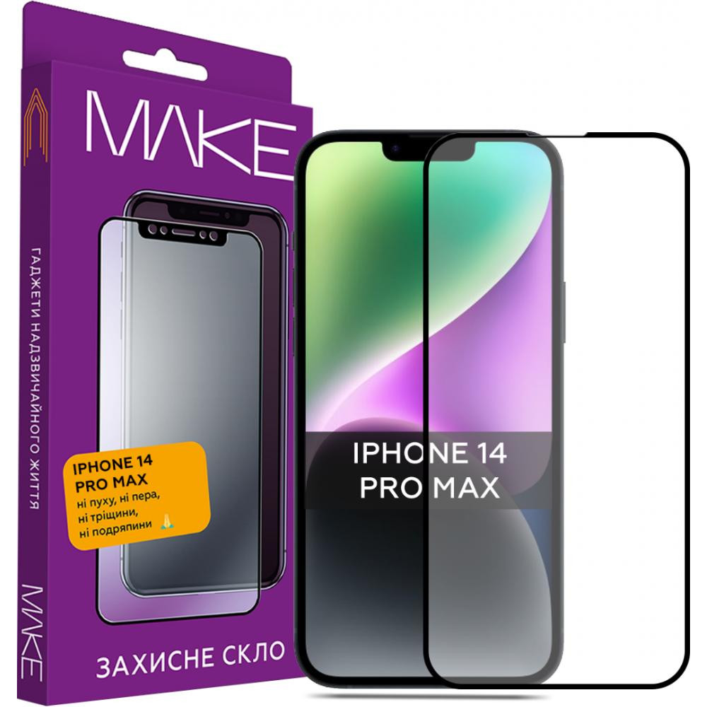 MAKE Скло захисне  Apple iPhone 14 Pro Max (MGF-AI14PM) - зображення 1