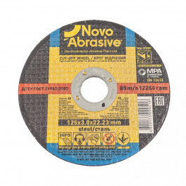   Novo Abrasive 125x3x 22.23 мм (WM12530)