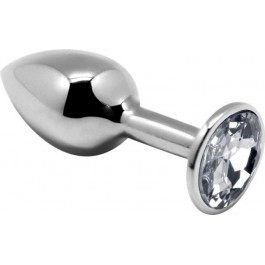   Alive Mini Metal Butt Plug White M (SO6003)