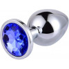 Alive Mini Metal Butt Plug Blue S (SO5998) - зображення 1