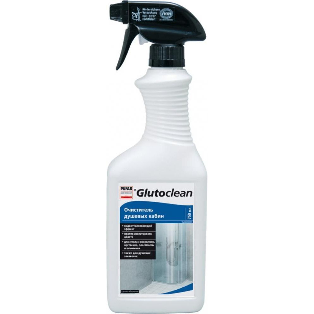 Glutoclean Очиститель для душевых кабин Glutoclean 0.75 л (4044899374923) - зображення 1