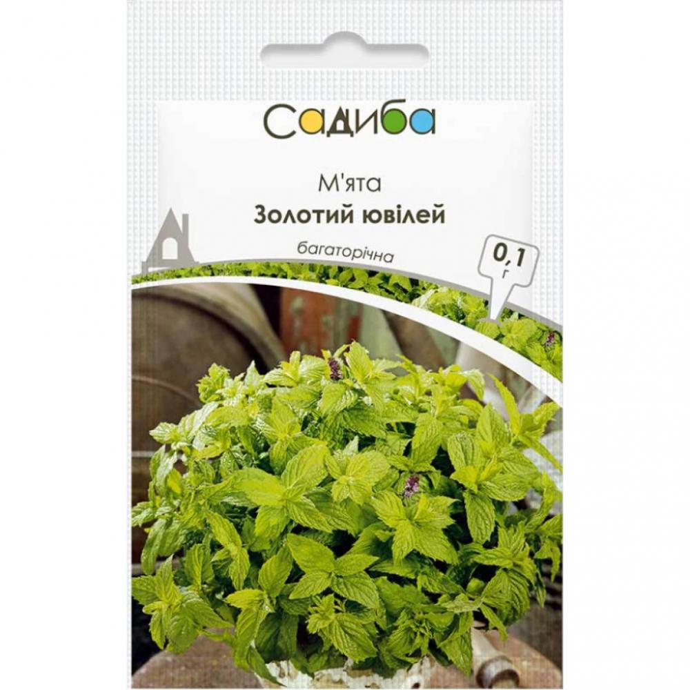 ТМ "Садиба центр" М'ята Золотий Ювілей 0.1 г (4823111403449) - зображення 1