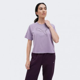   PUMA Сливова жіноча футболка  MOTION Relaxed Tee 681774/30 XS сливовий