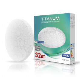   TITANUM LED світильник настінно-стельовий  32W 5000K Кільця (4820246481823)