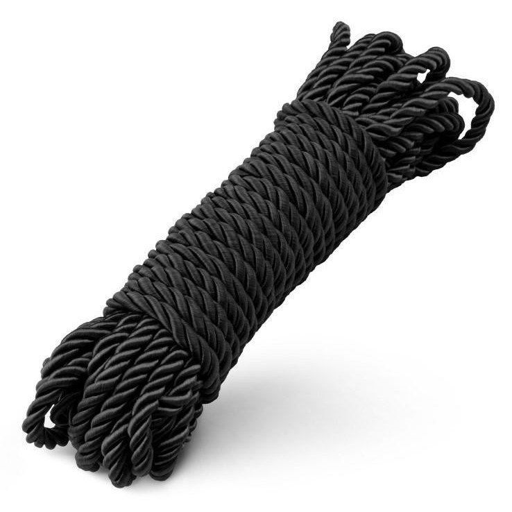 EDC Whosale Мотузка Bedroom Fantasies Kinbaku Rope 10m, чорна (8719934007925) - зображення 1