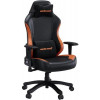 Anda Seat Luna Color L Black/Orange (AD18-48-BO-PV) - зображення 2