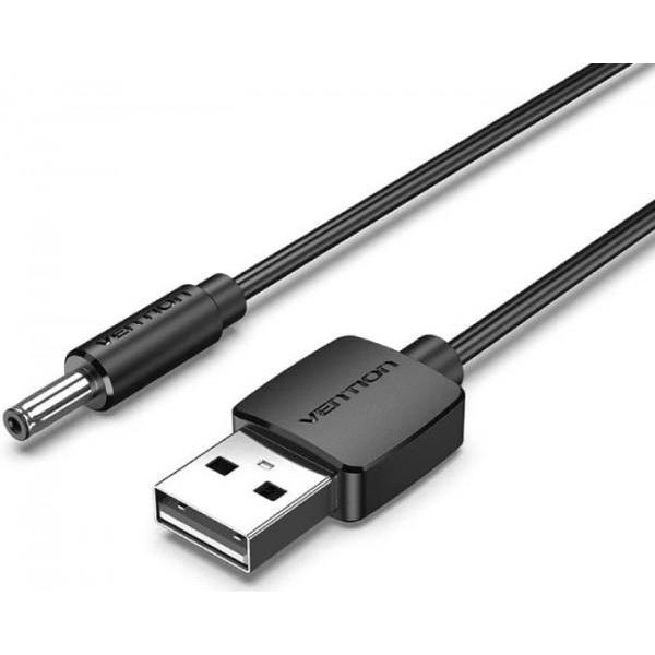 Vention USB to DC 3.5mm 1m Black (CEXBF) - зображення 1