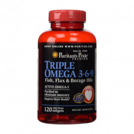   Puritan's Pride Triple Omega 3-6-9 120 Softgels