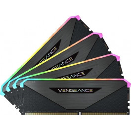   Corsair 32 GB (4x8GB) DDR4 3600 MHz Vengeance RGB RT (CMN32GX4M4Z3600C18)