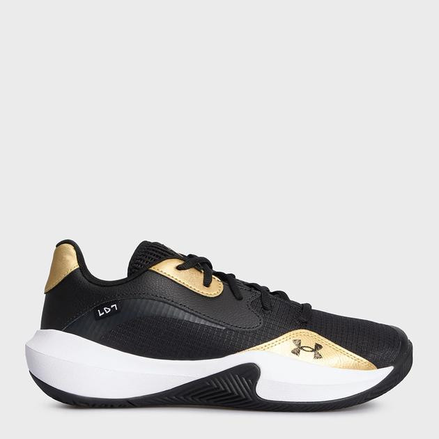 Under Armour Чоловічі кросівки для баскетболу  Lockdown 7 Low 3027646-001 44.5 (10.5US) 28.5 см Чорні (1977775406 - зображення 1